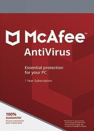McAfee AntiVirus (2026) 1 Device 1 Year McAfee Key GLOBAL